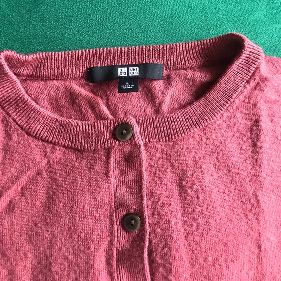 Large wool Uniqlo cardigan - Picture 3 of 4
